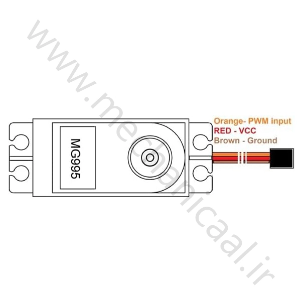 سرو موتور 180 درجه MG995-5 سرو موتور