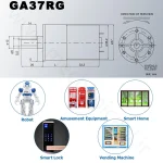 موتور Dc گیربکس دار