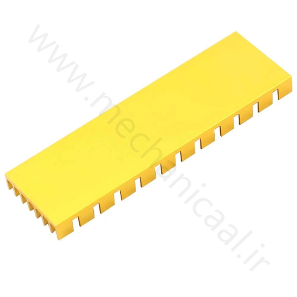 هیت سینک آلومینیومی طلایی-2 هیت سینک آلومینیومی