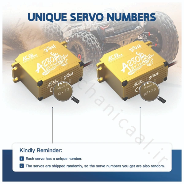سرو موتور AGFRC مدل A280BVSW-8 سرو موتور