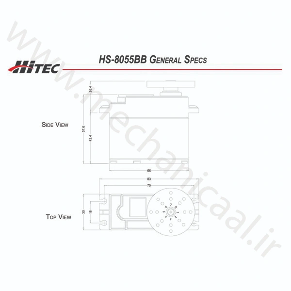 سرو موتور Hitec 31805S HS-805BB سرو موتور